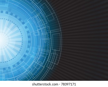 Fondo de fantasía azul
