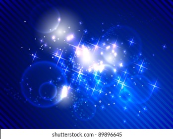 Blue Fantasy Background Stock Vector (Royalty Free) 89896645 | Shutterstock