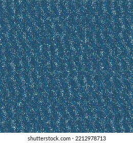 Blue felt material with some undulations or embossing. A sample from a pressed woolen cloth. Distressed blanket texture. Dimpled thick fabric for a background. Abstract vector.