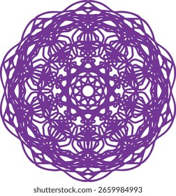 Vector de diseño de mandala festivo azul para decoración