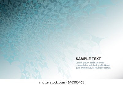 Blue Fiber Gradient Abstract Background