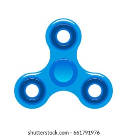Blue Fidget Spinner