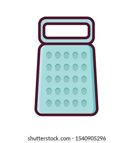 blue filter kitchen tool icon in flat style isolated. Vector Symbol illustration.