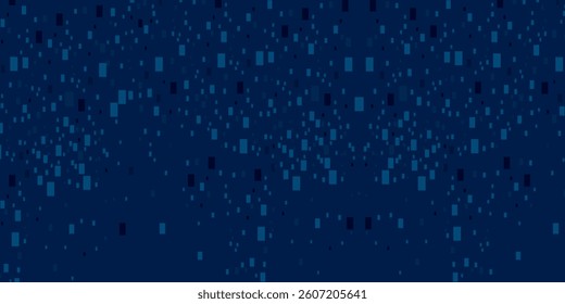 Blue Fintech Finance Technology Pixel Pattern Abstract Background. (English) Abstract Vector Background Business Technology Science eps10.