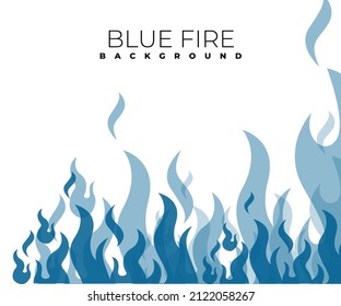 Blue Fire Background, Flame Vector illustration, Flame background, blue color background, Fire wallpaper, blue fire