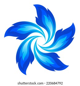 Blue fire icon