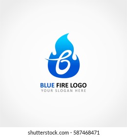 Blue Fire Logo