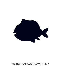 blue fish emoji symbol sign icon vector illustration
