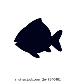 blue fish emoji symbol sign icon vector illustration