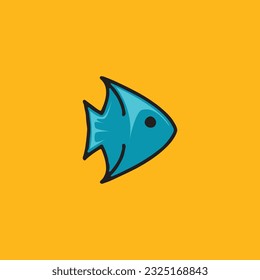 The Blue Fish icon is suitable for your cool logo