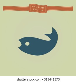 Blue Fish Icons 