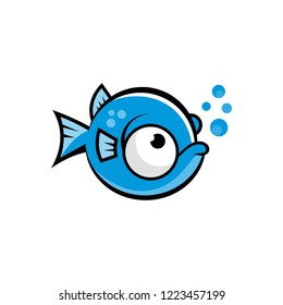 blue fish logo