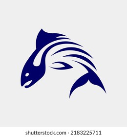 blue fish logo company name