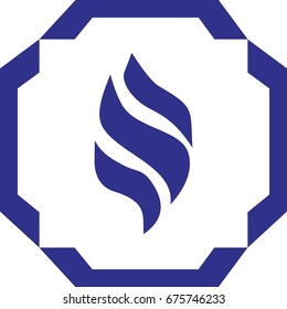 blue flame fire logo vector new the best 