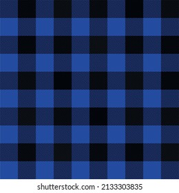 Blue Flannel Shirt Seamless Pattern Ready For Your Print Clothing