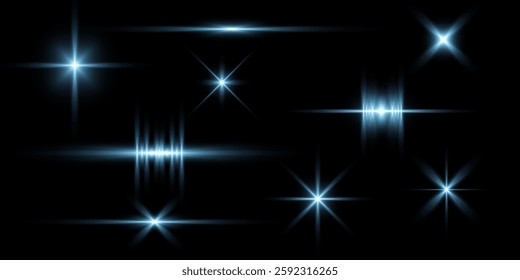 blue flash light abstract texture background. creative blur bright flash lighting background illustration