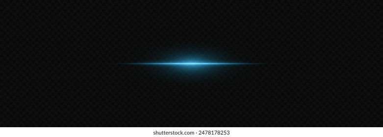 Blue flash of light. The glare of line and light.	
