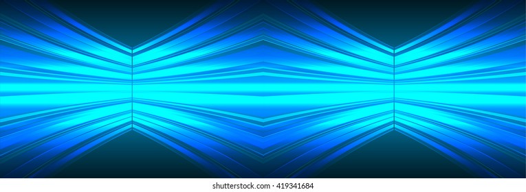 blue Flash light, Sun Sunburst Pattern. Vector illustration