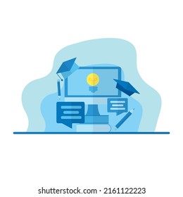 blaue Flachbildtechnologie
