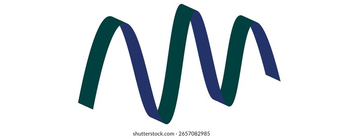 Cintas planas azules aisladas sobre fondo blanco. Ilustración vectorial de Anuncio de cinta. Encaje de Festiva.