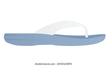 Blue  flip flops. vector illustration