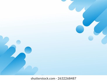 Blue Floid Hintergrund frama vektor