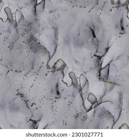Blue Floor Seamless Repeat. Gold Ink Paint. Wall Marble Watercolor. Gold Water Color Repeat. Blue Abstract Background. Lavender Alcohol Ink Watercolor. Marble Alcohol Ink. Modern Abstract Repeat.