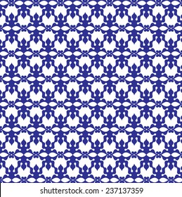 Blue Floral background vector design