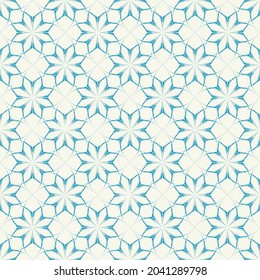 Patrón floral azul sobre fondo blanco sin soldadura. Diseño de época.