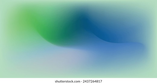 Blue Flow Purple Gray Wavy Gradient Background. Blurry Pastel Mint Weather Water Green Design Pic. Cloudy Light Sky Smooth Violet Gradient Mesh.