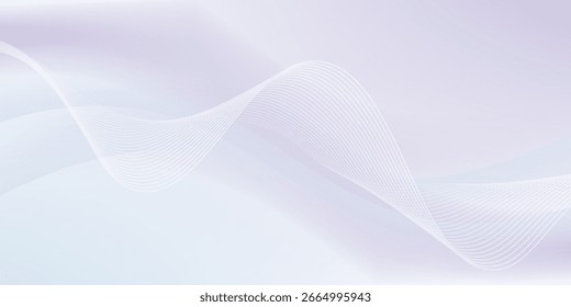Fondo ondulado gris púrpura del gradiente del flujo azul. Borroso Pastel Menta Clima Agua Verde Diseño Pic. Nublado claro cielo liso violeta degradado de malla. Fondo de curva de lavanda gris fluido blanco líquido.