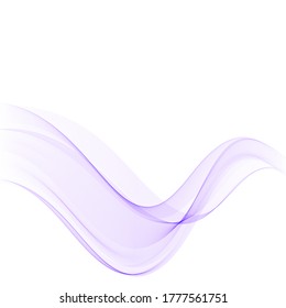 Blue Flow Transparent Vector Wave Smoke Stock Vector (Royalty Free ...