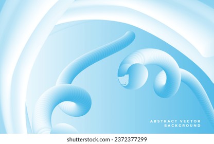 Vector de fondo de diseño ondulado de flujo azul. Vector de fondo de diseño ondulado azul