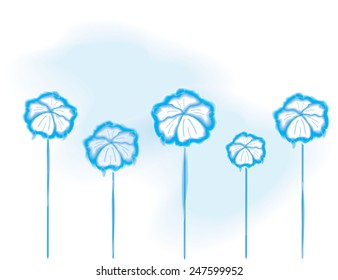 blue flower