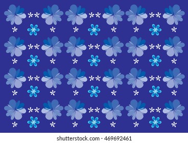 blue flower background