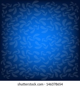 blue flower background texture pattern for text and message board for design
