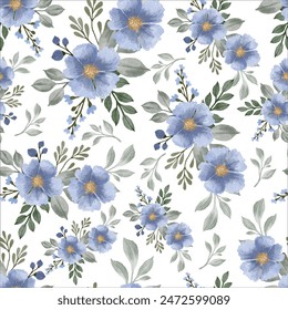 blue flower bouquet seamless pattern for fabric - Powered by Shutterstock - Get 15% off with code: PIKWIZARD15