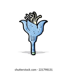 Blumenkarikatur