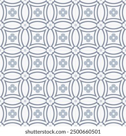 blue flower, cement tiles, cute pattern, decorative seamless background