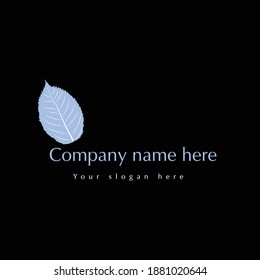 blue flower design for companies logos 