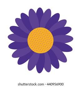 blue flower icon
