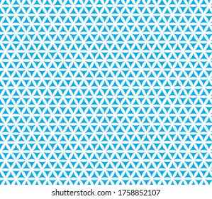 blue flower of life seamless vector pattern