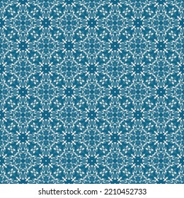 pintura de flor azul salpicar fondo de patrón abstracto sin fisuras, manala floral adornado tejido de tela diseño de moda.