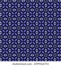 blue flower pattern Background pattern for wallpaper design, seamless
