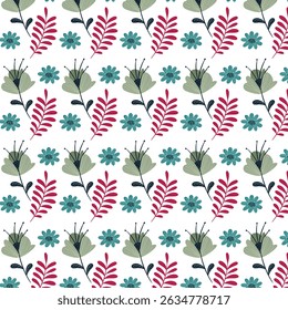 blue flower pattern texture dress design art work wallpaper for dress illuatration vector 