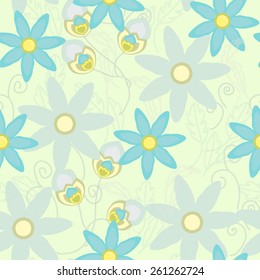Blue flowers