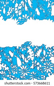 Blue flowers