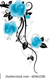 Blue flowers