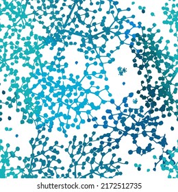Blue flowers. Seamless background. Vector illustration . texture trend print for textiles and wallpaper.