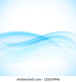 blue flowing background with halftone